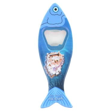 Wholesale Mersin Themed Myros Fish Bottle Opener Refrigerator Magnet 42x130 mm - 4