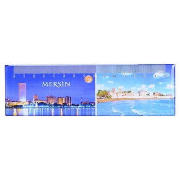 Toptan Mersin Temalı Myros Cetvel Magnet 165x50 mm - Thumbnail