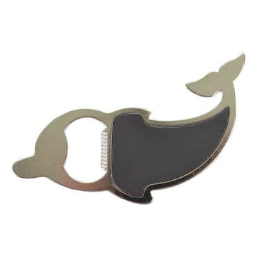 Wholesale Mersin Themed Myros Metal Dolphin Bottle Opener Refrigerator Magnet 102x67 mm - 2
