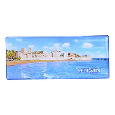 Toptan Mersin Temalı Myros Panaromik Magnet 120x50 mm - Thumbnail