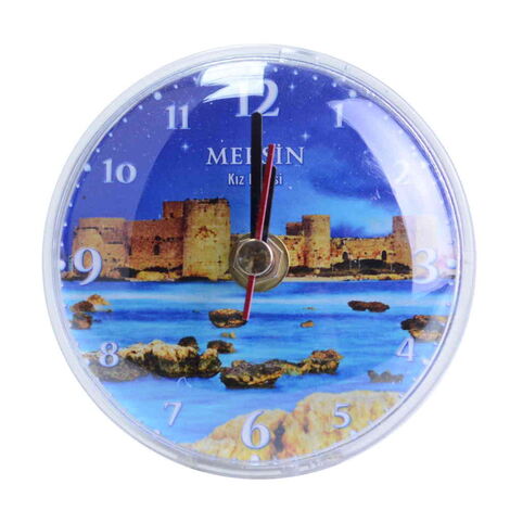 Toptan Mersin Temalı Myros Plastik Saat Magnet - 5