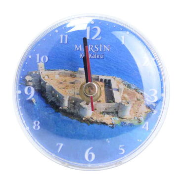 Toptan Mersin Temalı Myros Plastik Saat Magnet - 7