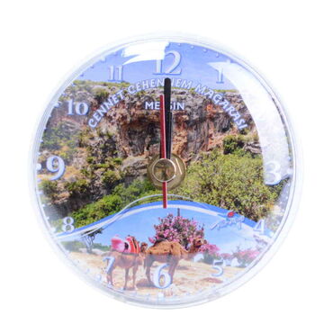Toptan Mersin Temalı Myros Plastik Saat Magnet - 8