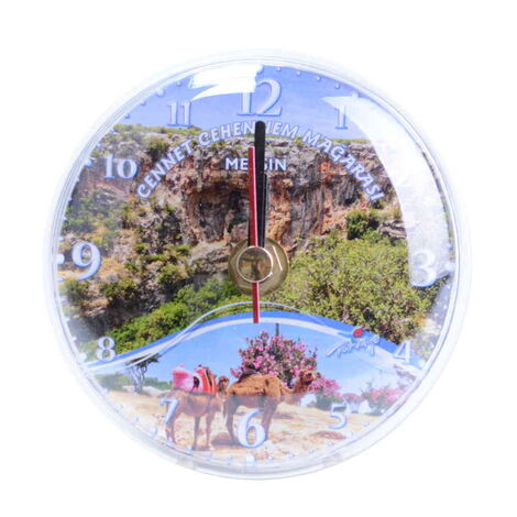 Toptan Mersin Temalı Myros Plastik Saat Magnet - 8