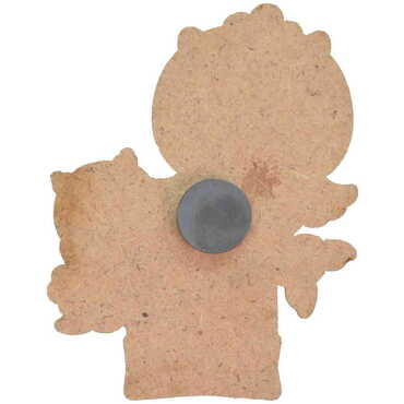 Mersin Themed Wooden Colored 3D Fridge Magnet - 2