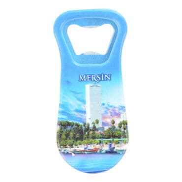 Wholesale Mersin Themed UV Printed Bottle Opener Refrigerator Magnet 95x43 mm - 6