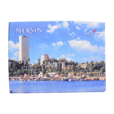 Myros - Toptan Mersin Temalı Uv Baskılı Kontra Magnet 93x68 mm