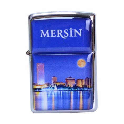 Mersin Themed Custom Printed Metal Gasoline Lighter