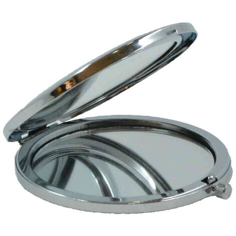 Mersin Themed Customised Metal Epoxy Travel Make Up Compact Mirror 70x11 mm - 2