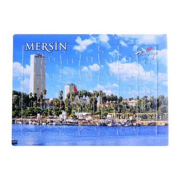 Mersin Themed Customised Paper Jigsaw Puzzle 190x270 mm - Thumbnail