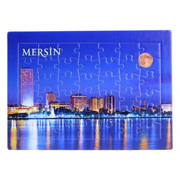 Mersin Themed Customised Paper Jigsaw Puzzle 190x270 mm - Thumbnail