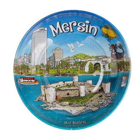 Mersin Themed Metal Bowl 115 mm - 2
