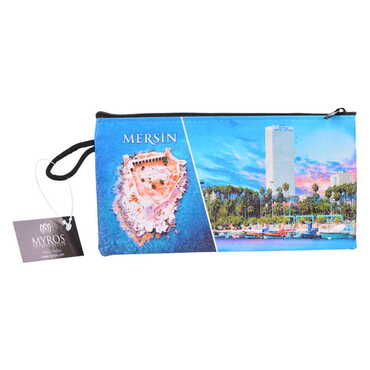 Mersin Themed Turkish Woven Wallet 183x97x8 mm - Myros