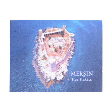 Myros - Mersin Themed Wooden UV Printed Travel Postcard 116x150 mm