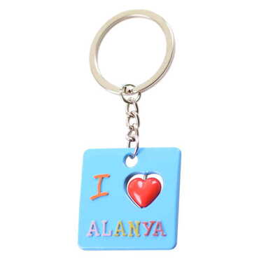 Alanya Themed Metal Keychain - 4