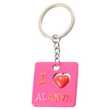 Alanya Themed Metal Keychain - 5