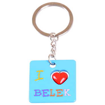 Myros - Belek Themed Metal Keychain