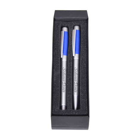 Metal White Swiss Army Knife Keychain Pen Set - 4