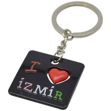 Izmir Themed Metal Keychain - 3