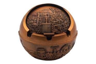 Metal Lid Round Ashtray Mix