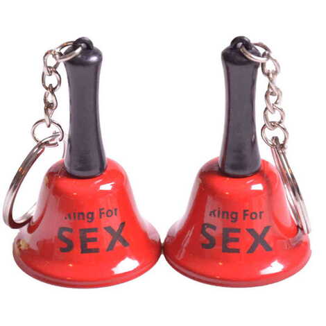 Metal Mini Keychain Bell 35X35X60 Mm