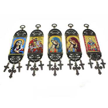 Myros - Metal Religious Themed Zamac Wall Hanging Decor 5 cm