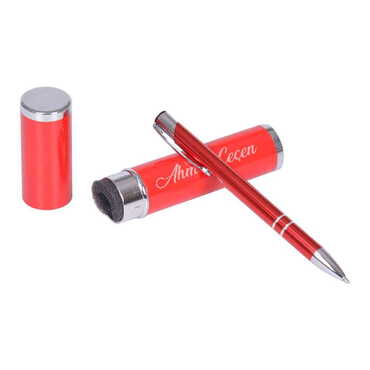 Toptan Metal Silindir Kutulu Kalem - 3