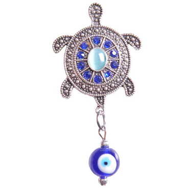 Myros - Metal Taşlı Nazar Magnet