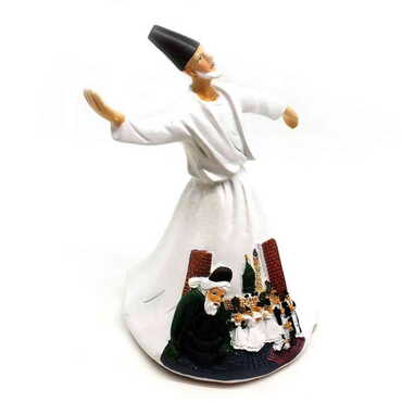 Myros - Mevlana Dervish Themed Polyester Music Box Figurine