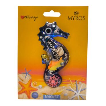 Myros - Wholesale Antalya Themed Transparent Magnet with Carton