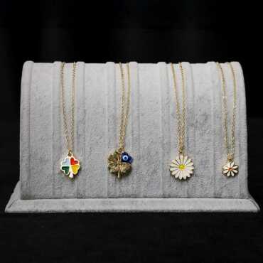 Mineral Coated Necklace - 4