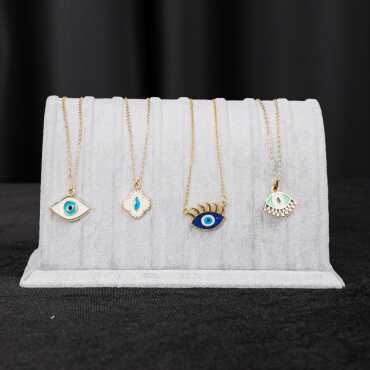 Mineral Coated Necklace - 12