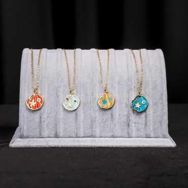 Mineral Coated Necklace - 15