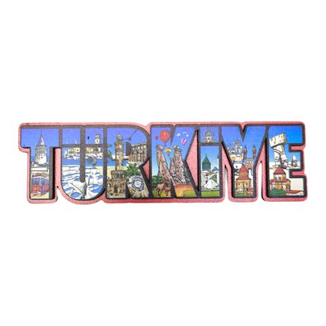 Wholesale Turkey Themed Myros Uv Yazi Magnet - 1