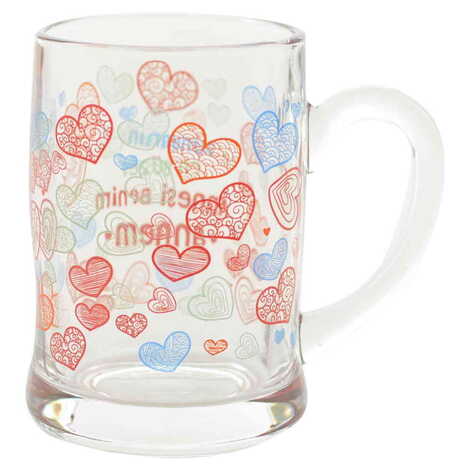 Mom Themed Glass Mug Big Size