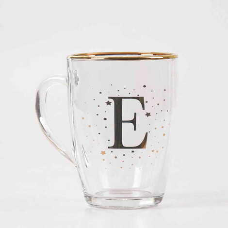 Monogram Glass Mug