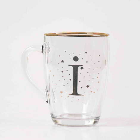 Monogram Glass Mug