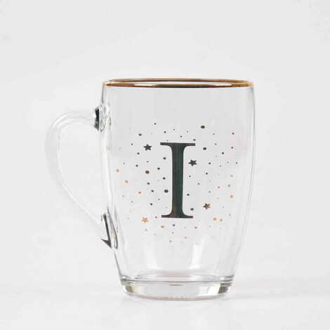 Monogram Glass Mug