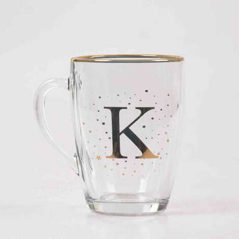 Monogram Glass Mug