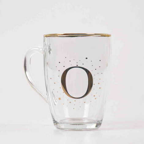 Monogram Glass Mug