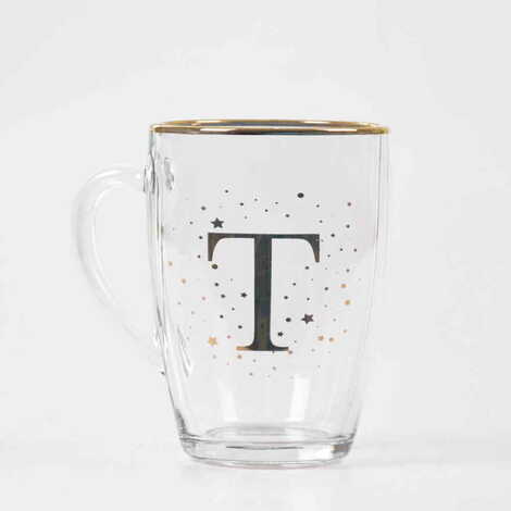 Monogram Glass Mug