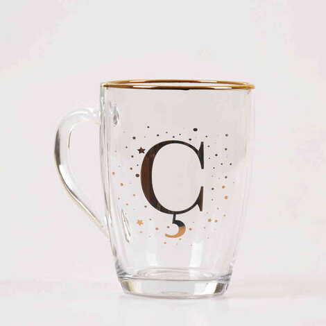 Monogram Glass Mug