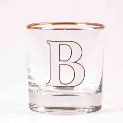 Monogram Whiskey Glass