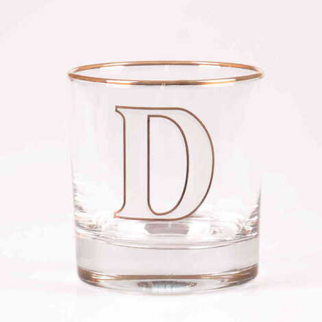 Monogram Whiskey Glass