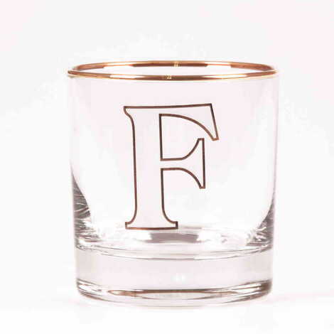 Monogram Whiskey Glass