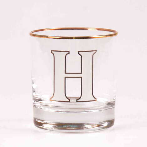 Monogram Whiskey Glass