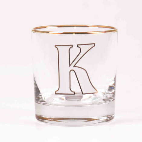 Monogram Whiskey Glass