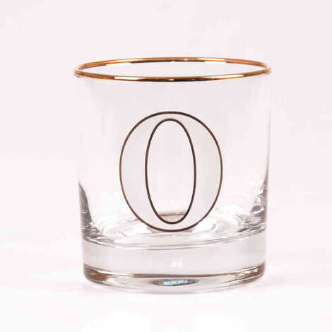 Monogram Whiskey Glass