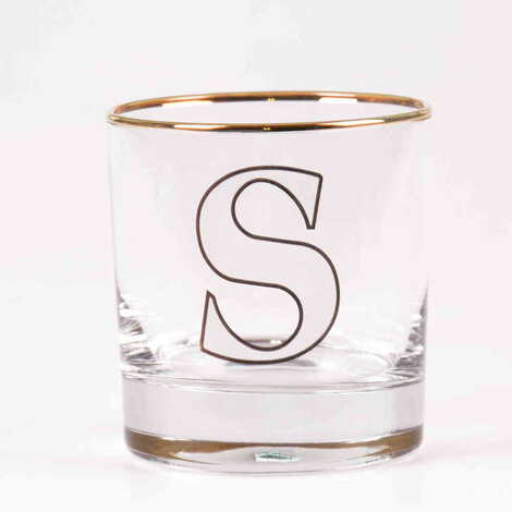 Monogram Whiskey Glass