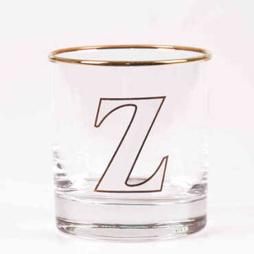 Monogram Whiskey Glass - Thumbnail